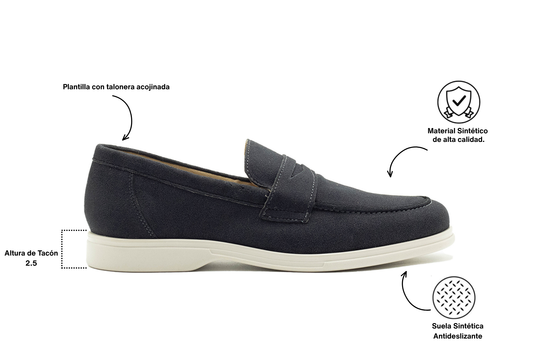Mocasín 131 Azul